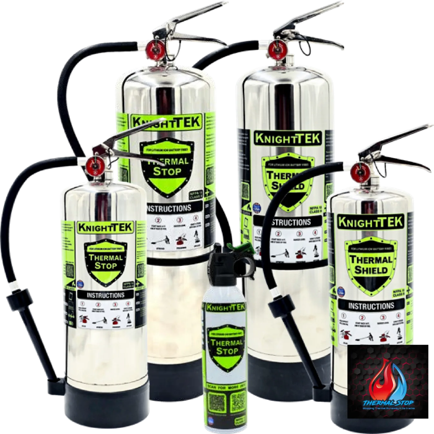 Thermal Stop™ and Thermal Shield™ Extinguisher Range